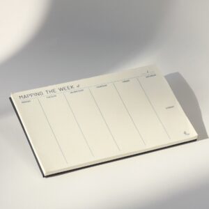 Weekly Planner Noteblock | Beirut Black